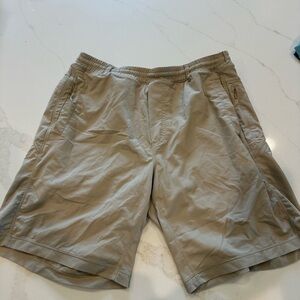 Birddogs Tan Flat Front Shorts Lightweight Casual Wear